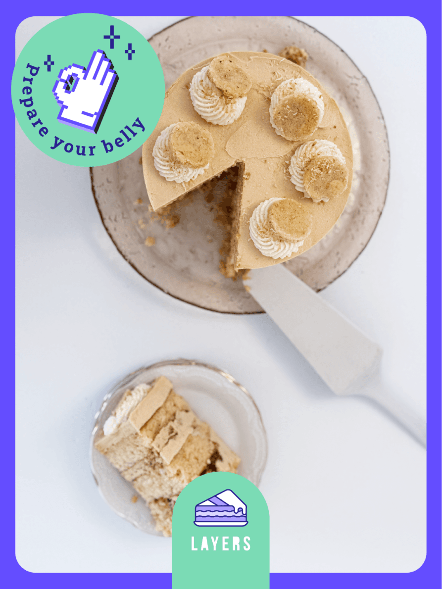 Layers cake social post