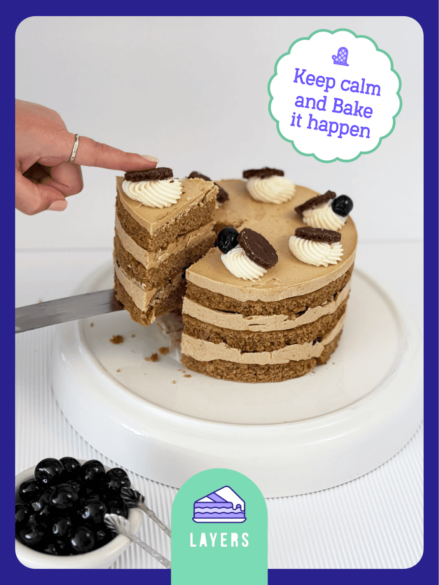 Layers cake social post