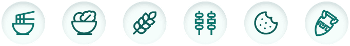 MORO illustrated food category icons